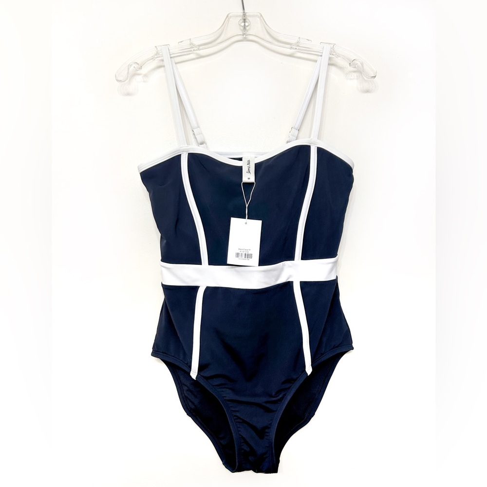 Lime Ricki black one piece 2X